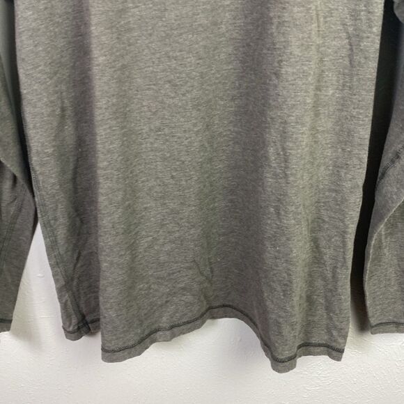 Cariloha Bamboo Long Sleeve T shirt Grey Small 35 - Picture 4 of 6